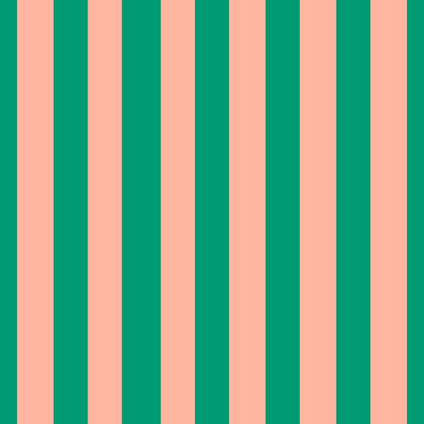 Bold Summer Stripes green apricot