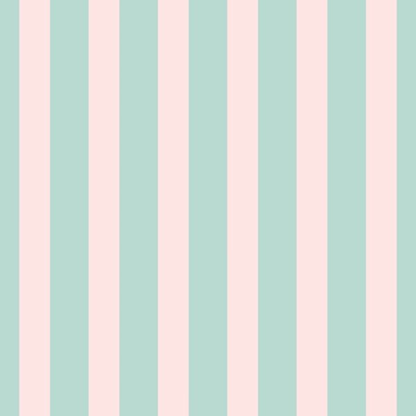 Bold Stripes mint rose