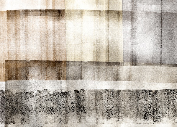 Textured wall earth tones rectangles