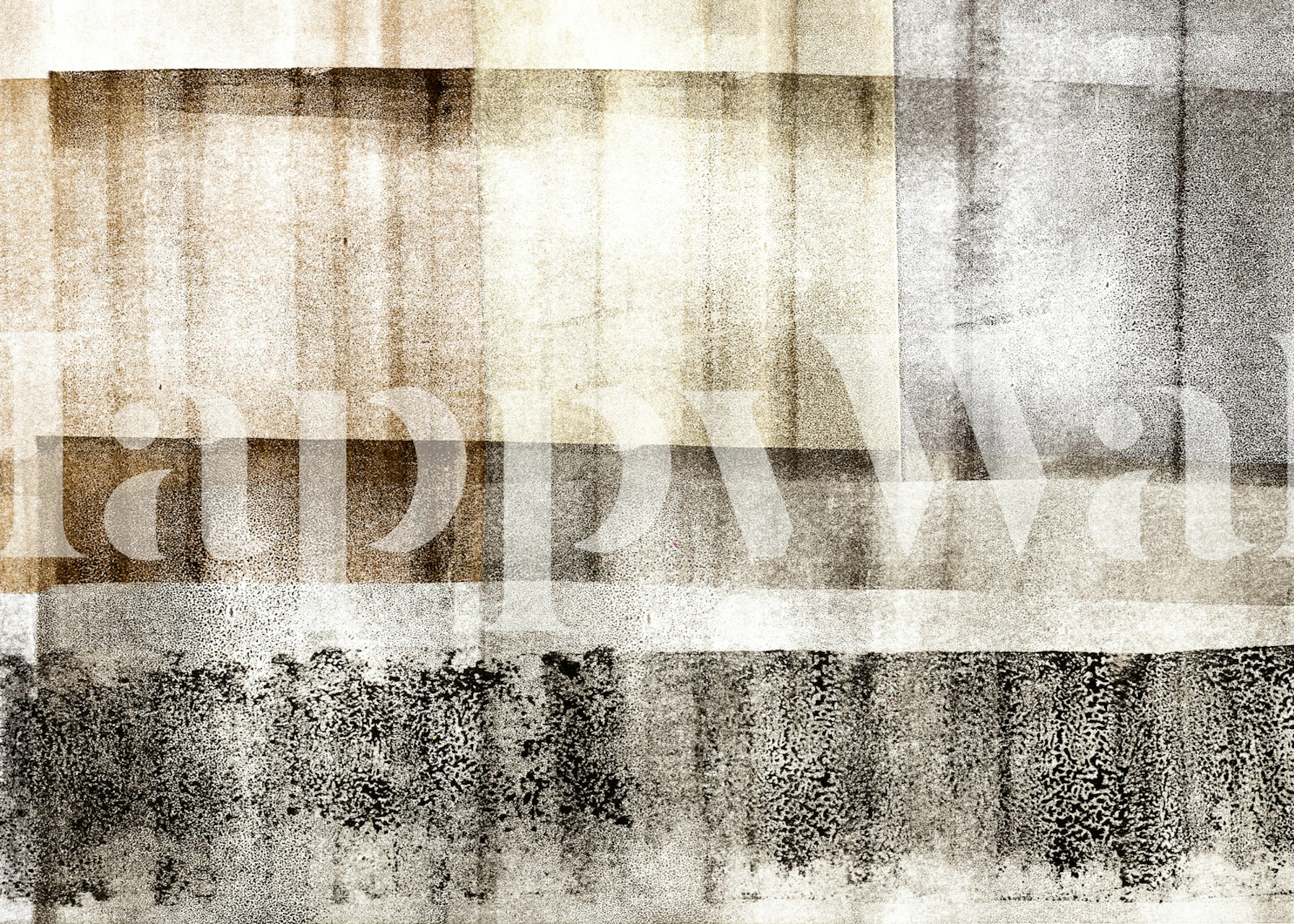 Textured wall earth tones wallpaper dans une pièce