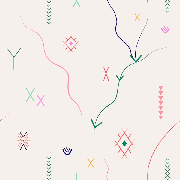 Cool Boho Rug Pattern