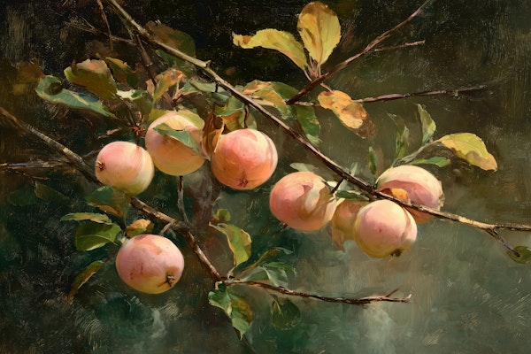 Apple Orchard in Autumn