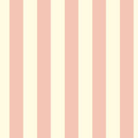 peach and cream awning stripe behang