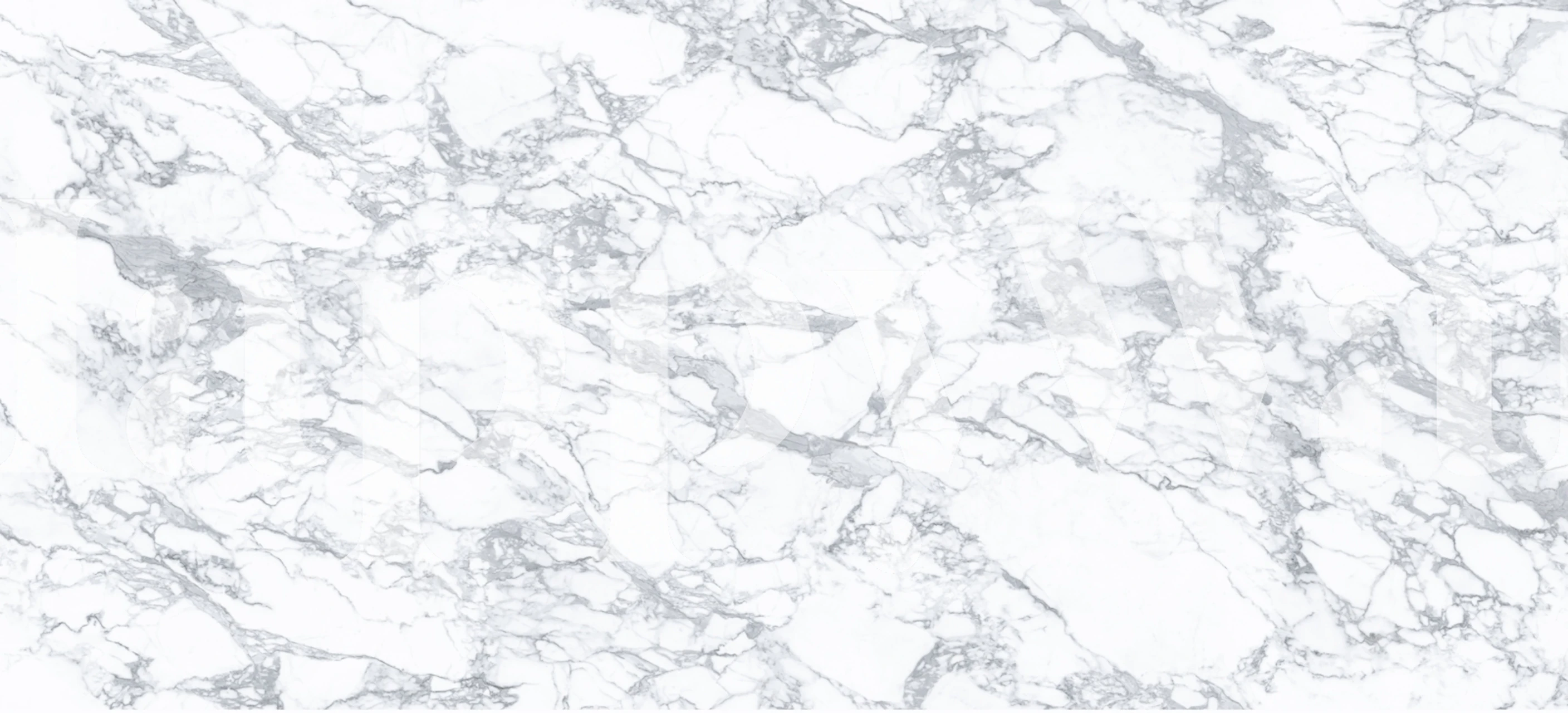 Carrara White Marble-tapet i ett rum