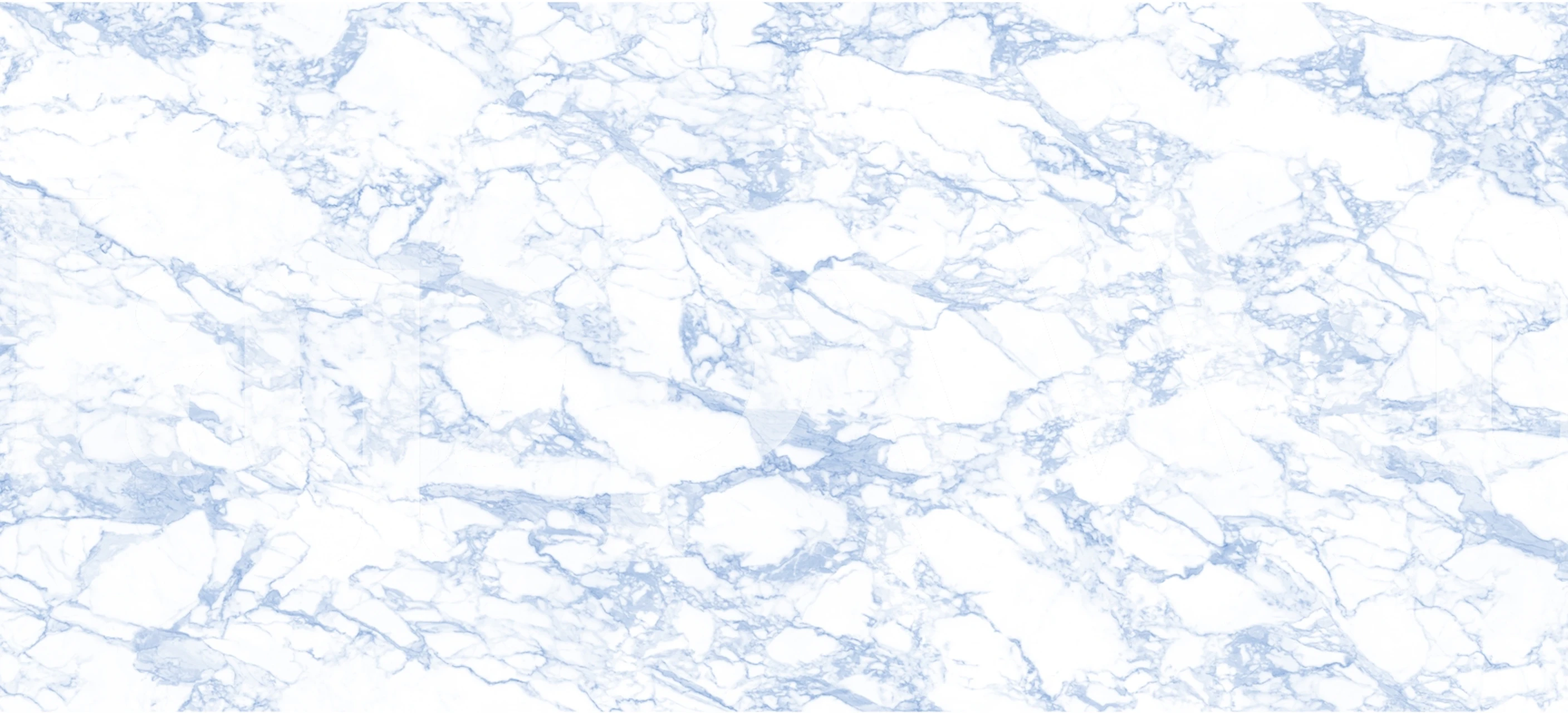 Blue Carrara Marble wallpaper displayed in a room