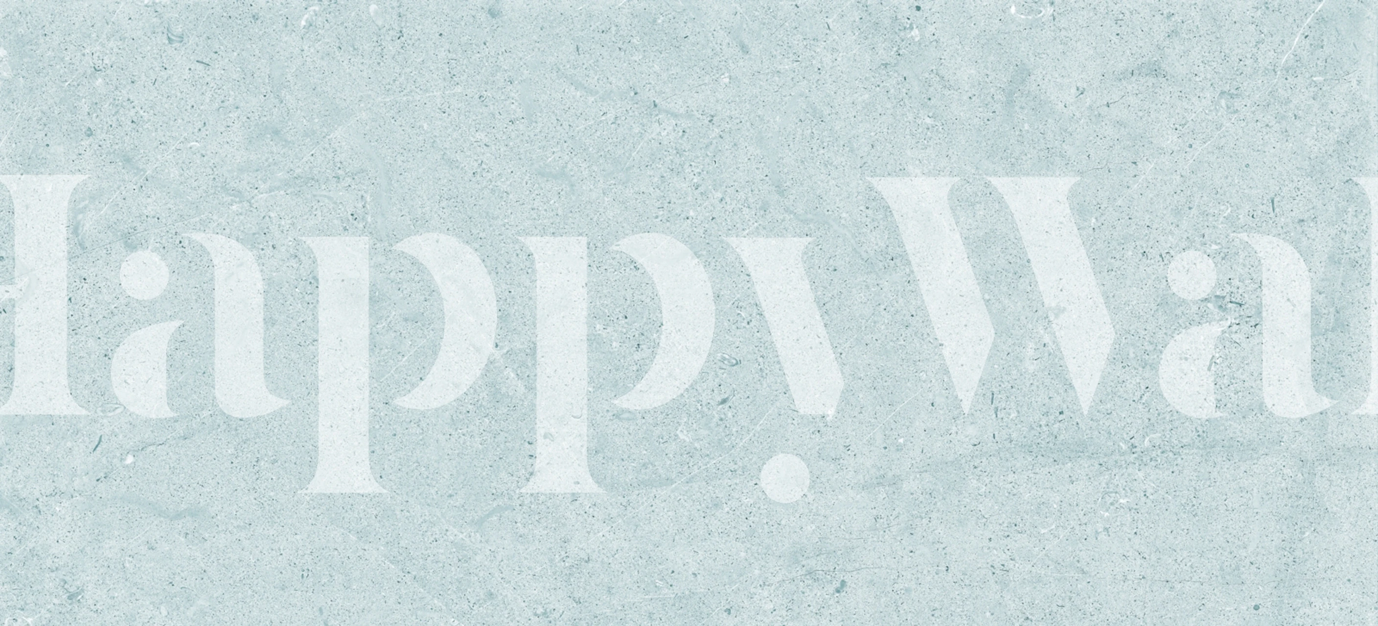 Aqua Blue Cement Stone tapetti huoneessa