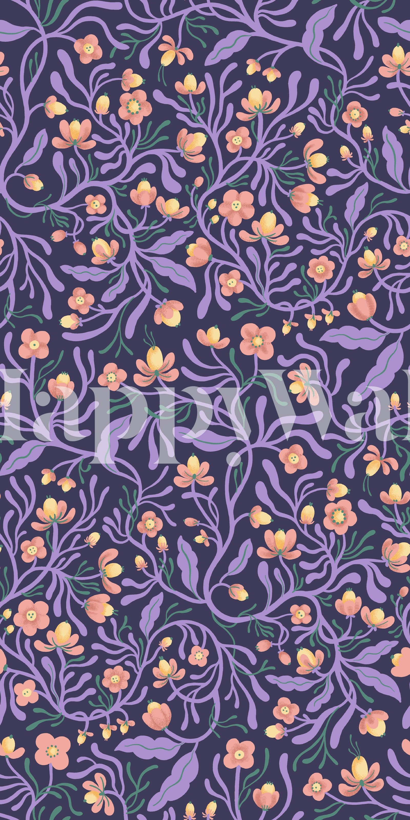 Windling in Midnight Violet Wallpaper