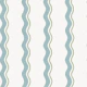 Preppy Wavy Stripes - Blue Green Cream