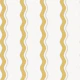 Mustard Yellow Preppy Wavy Stripes