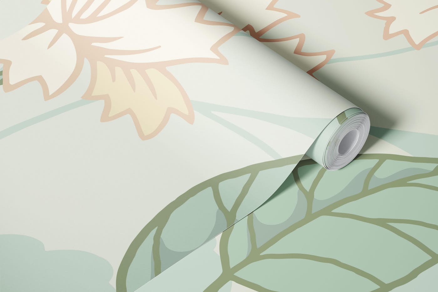 Amanda Pale Green Grand wallpaper roll