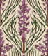 Hyacinths in Dusty Mauve - Art Nouveau