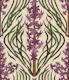 Hyacinths in Dusty Mauve - Art Nouveau