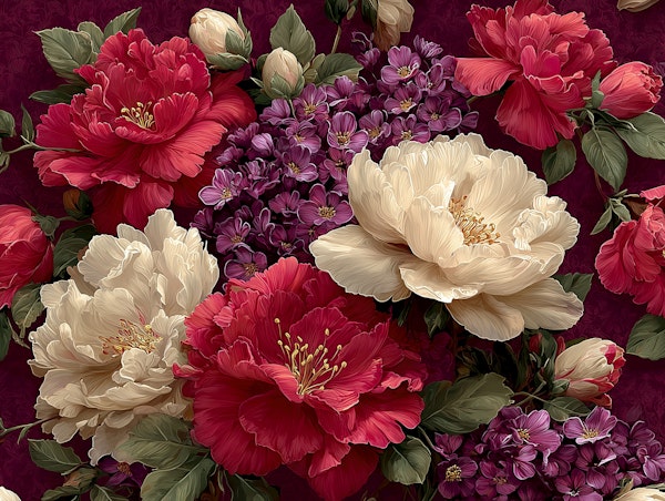 Vintage Flower Charm