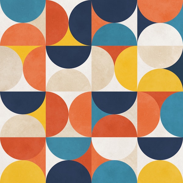 Retro Geometric Splash