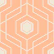 Art Deco Honeycomb - Peach Fuzz Pristine 1