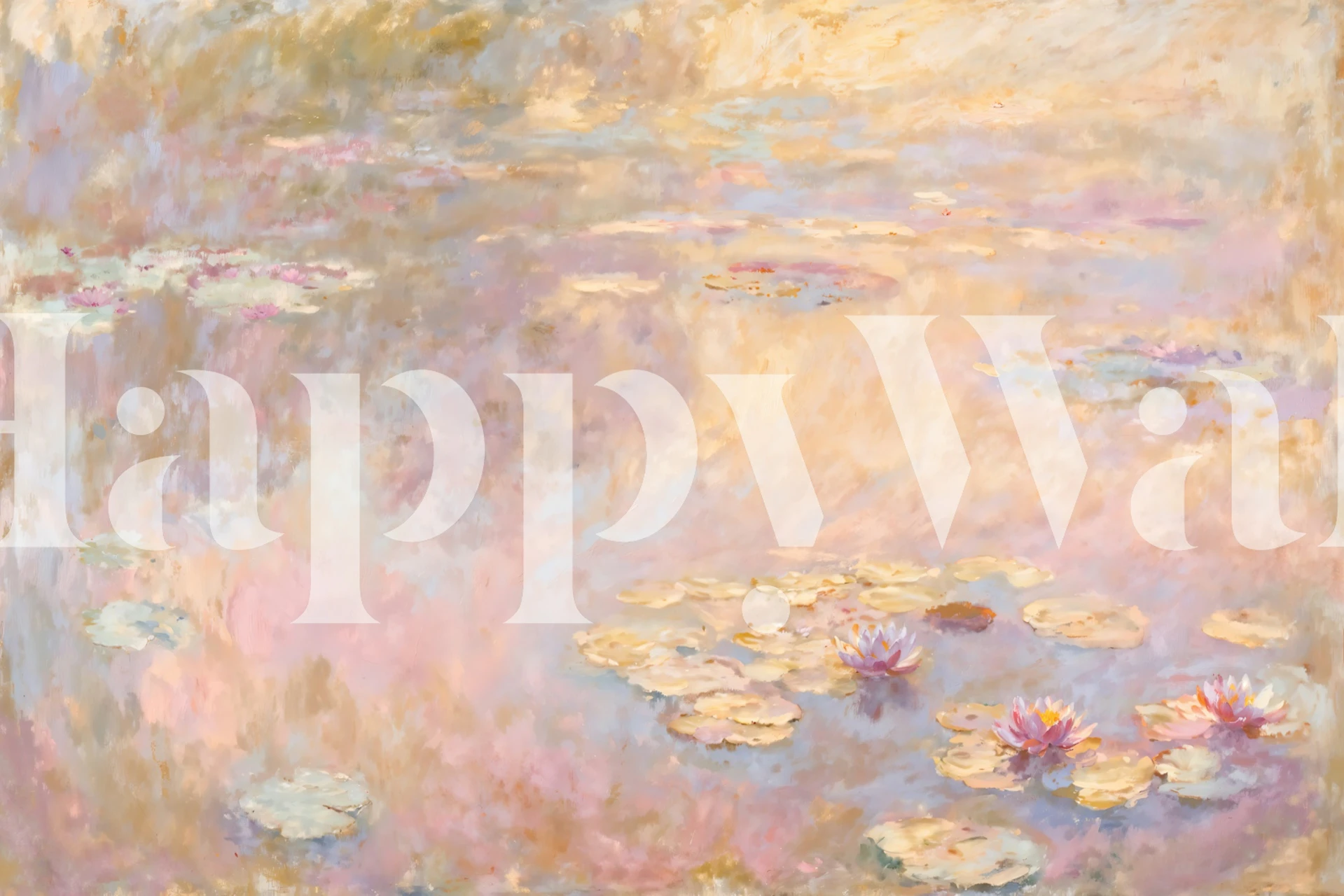 Tranquil Water Garden wallpaper in interior