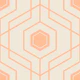 Art Deco Honeycomb - Peach Fuzz Pristine 2