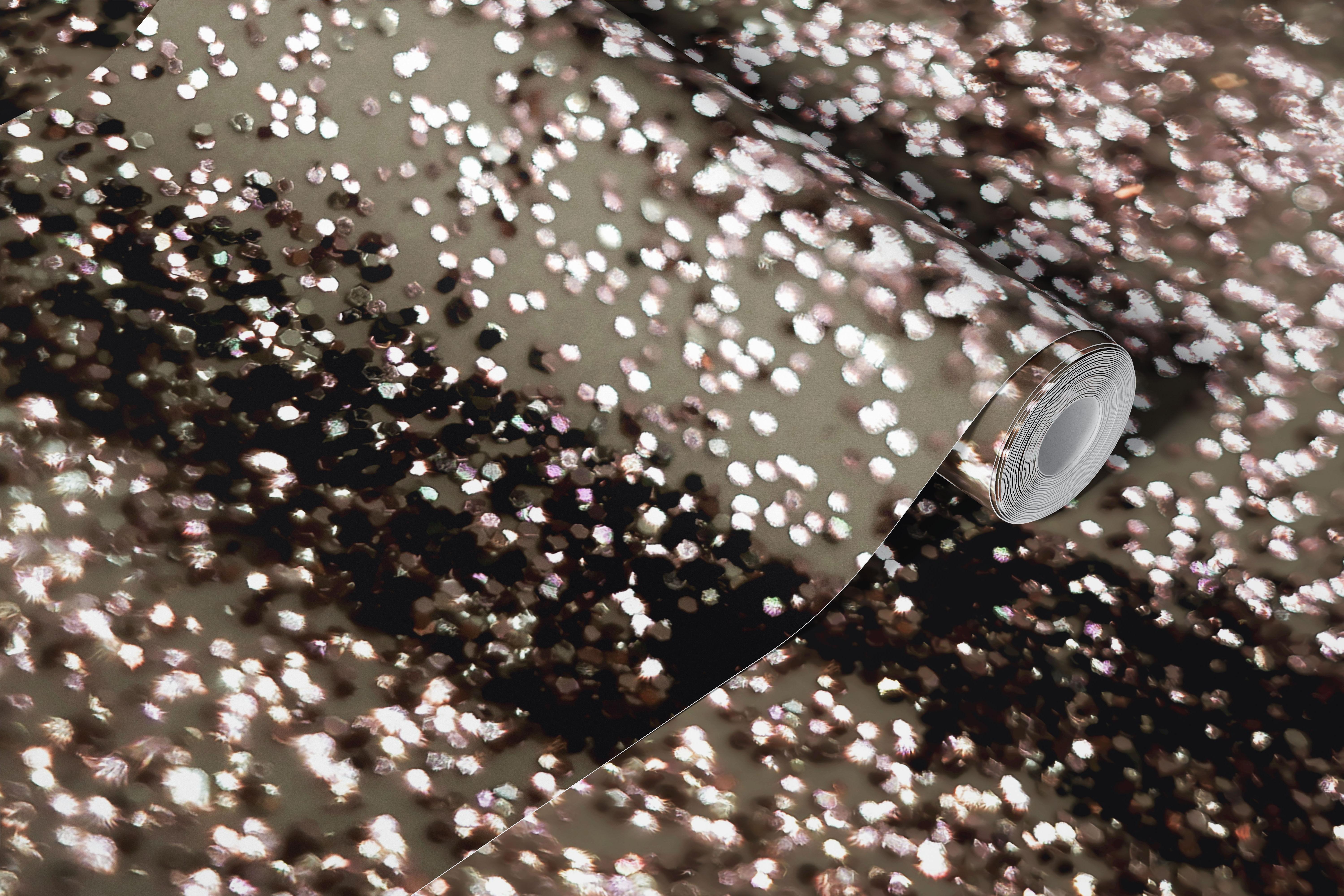 Glitter Waves Glam 2 wallpaper displayed in a room