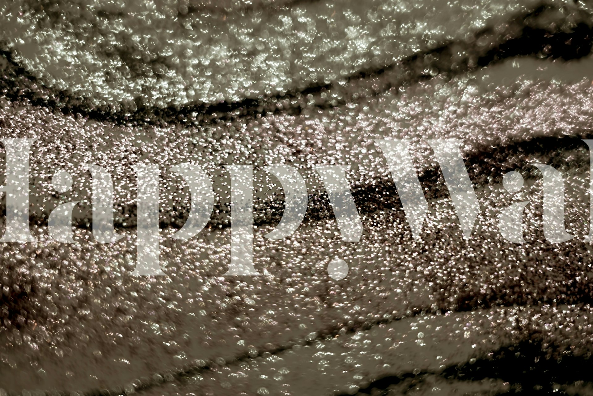 Glitter Waves Glam 2 wallpaper displayed in a room