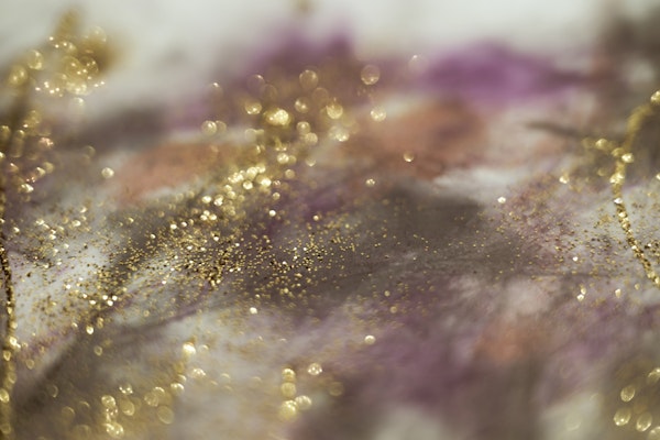 Gold Plum Brown Glitter Glam 1