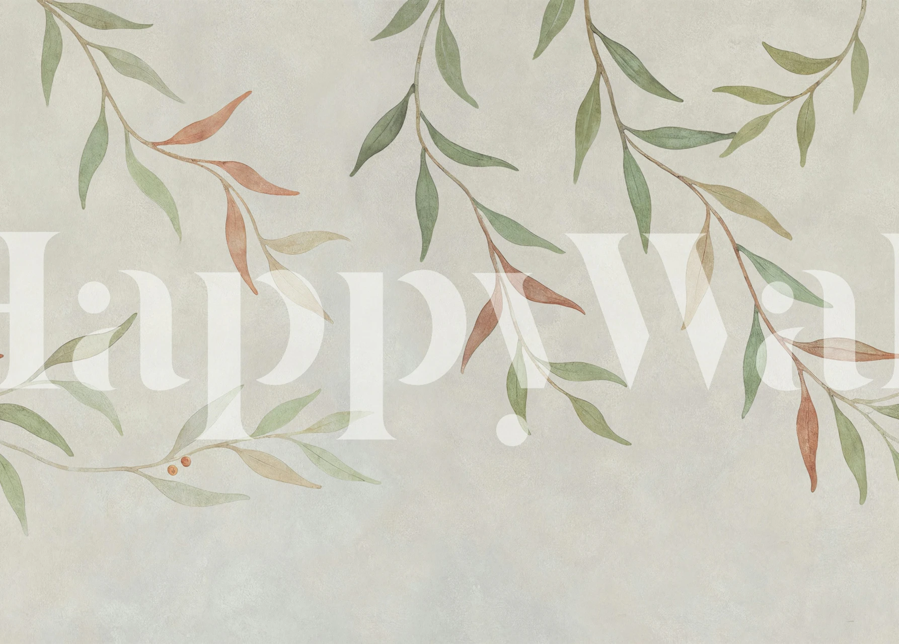 Gentle Forest Vines wallpaper v místnosti