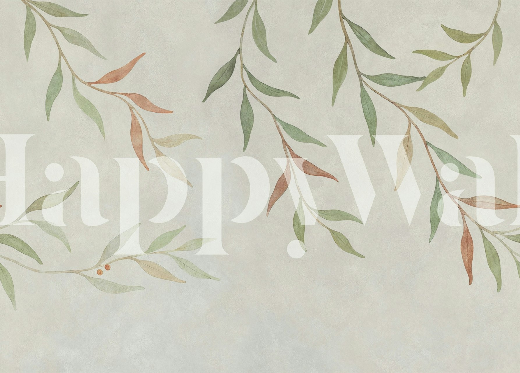 Gentle Forest Vines wallpaper i et rom