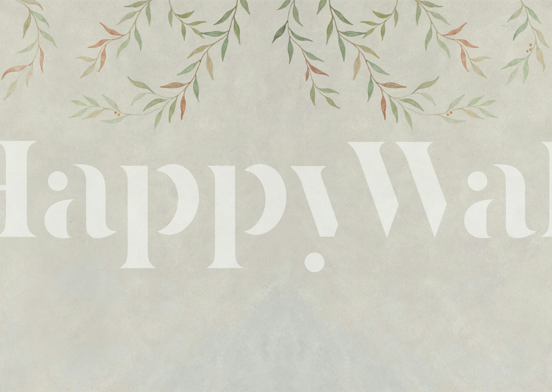 Gentle Forest Vines wallpaper in a room