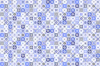 Mediterranean Blue Tiles tapetit