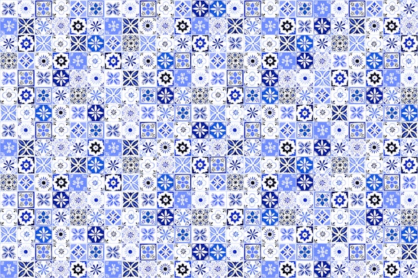 Mediterranean Blue Tiles