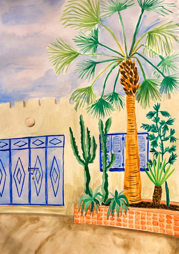 Sunlit Morrocan Street