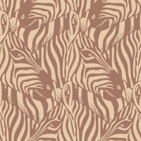 Zebra Herd Wild Animal Safari Mocha Mousse tapety