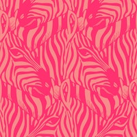 Zebra Herd Wild Animal Safari Hot Pink Blush tapety