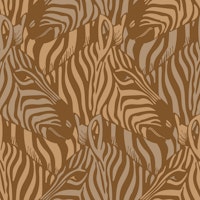 Zebra Herd Wild Animal Safari Warm Sand Brown tapety