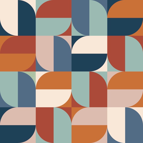 Retro Geometric Blend