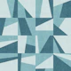 Modern Abstract Squares - Blue & White