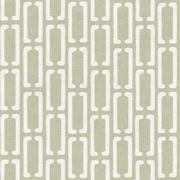 Oblong Geometric - Soft Linen