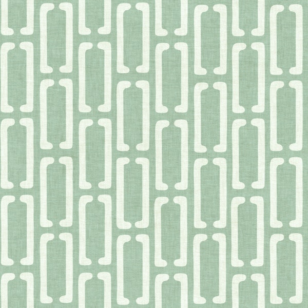 Oblong Geometric - Mint Green