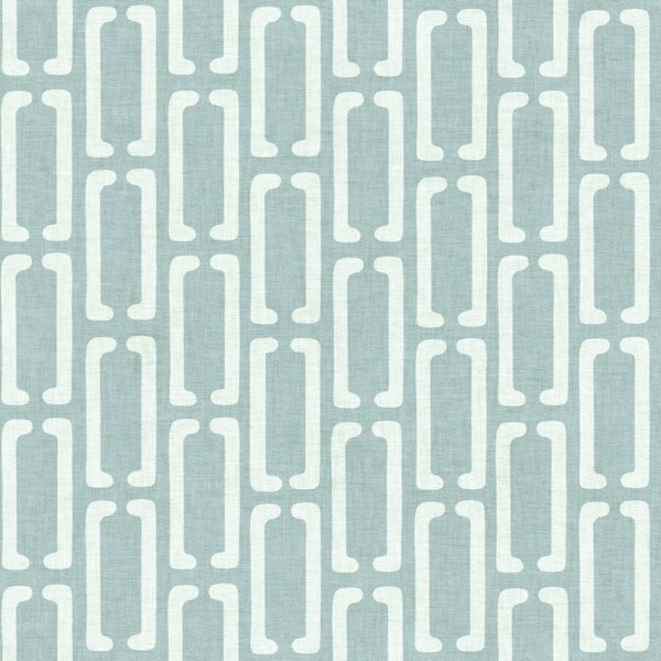 Oblong Geometric - Blue Gray