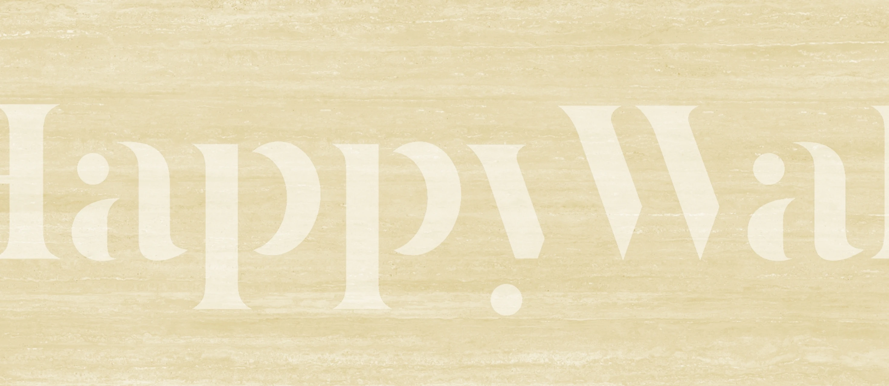 Beige travertine textured wallpaper with subtle lines and patterns