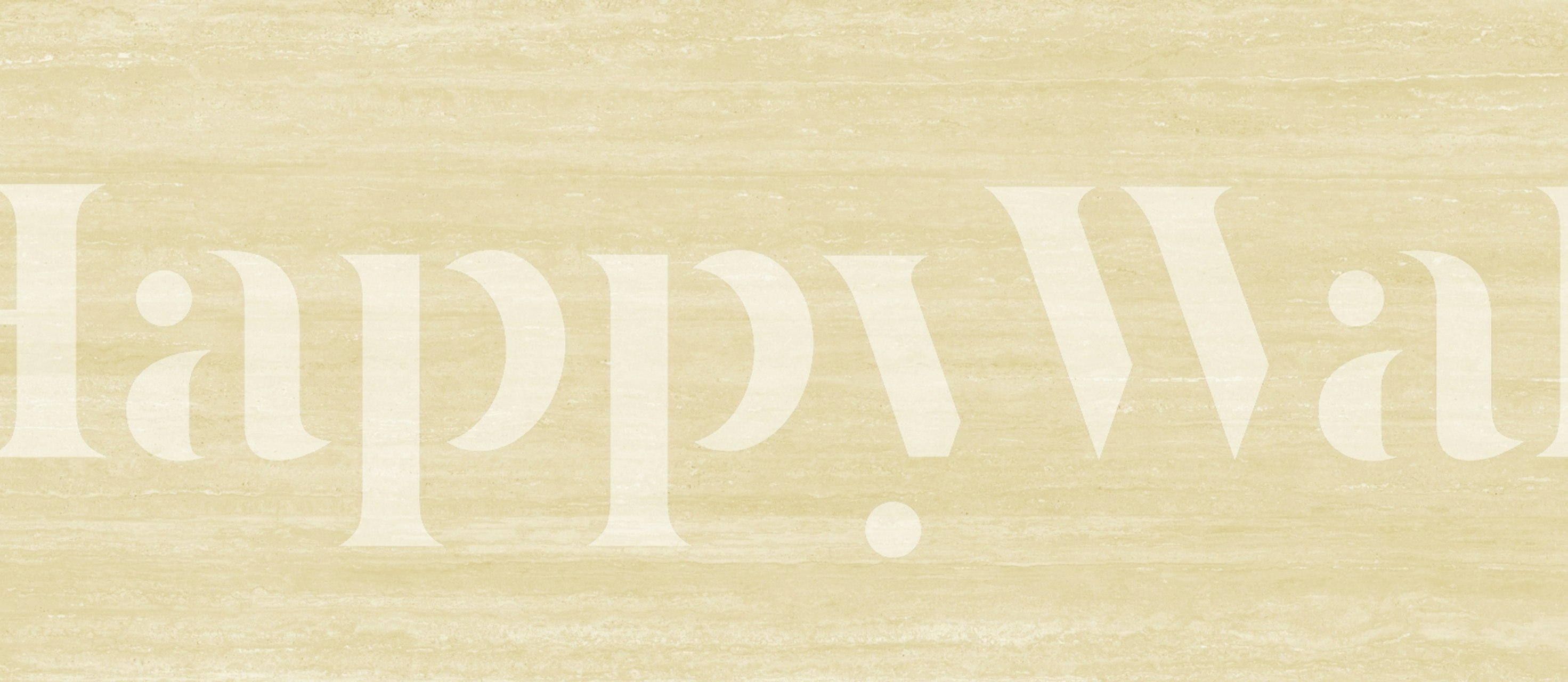 Beige travertine textured wallpaper with subtle lines and patterns