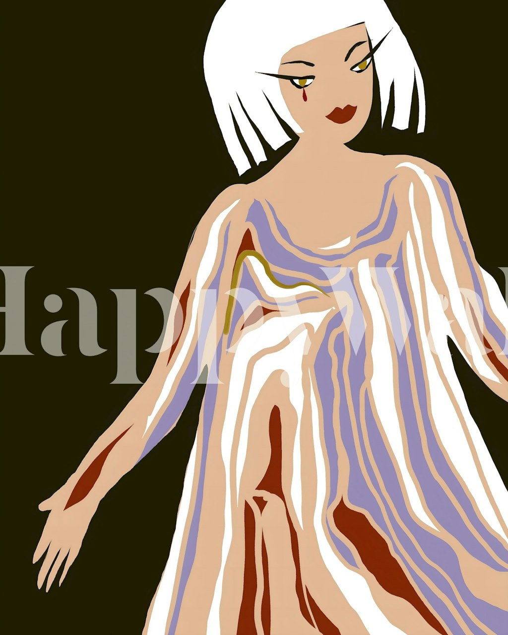 Femme Silhouette tapet