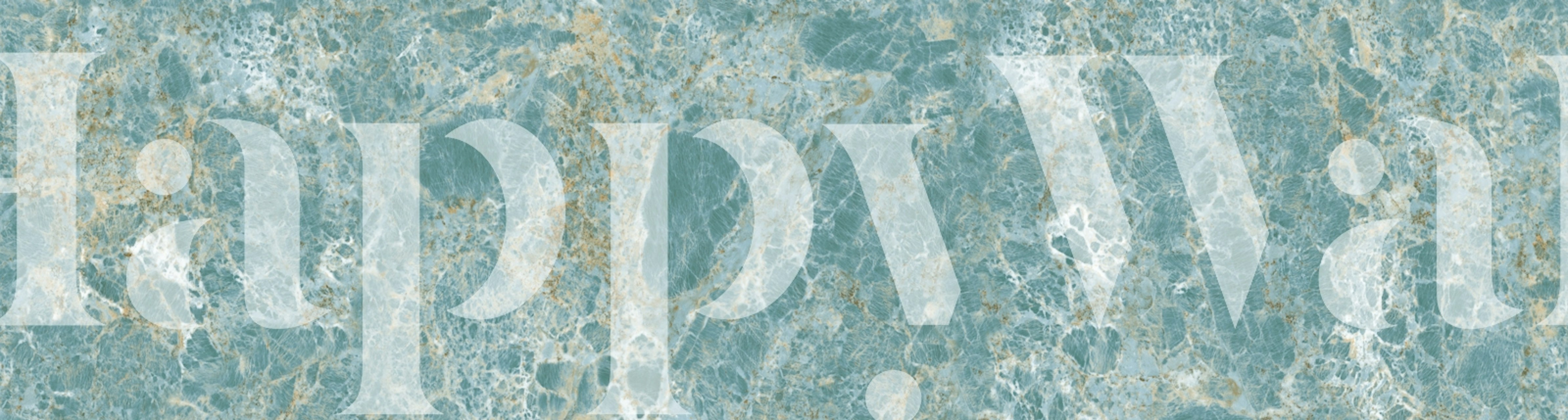 Aqua Amazonite Quartzite tapet i et rom