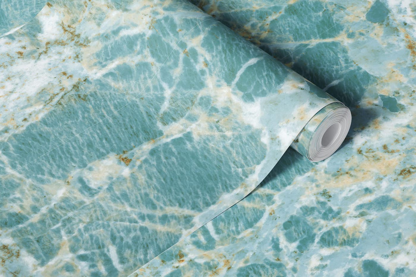 Amazonite Stone Texture wallpaper roll