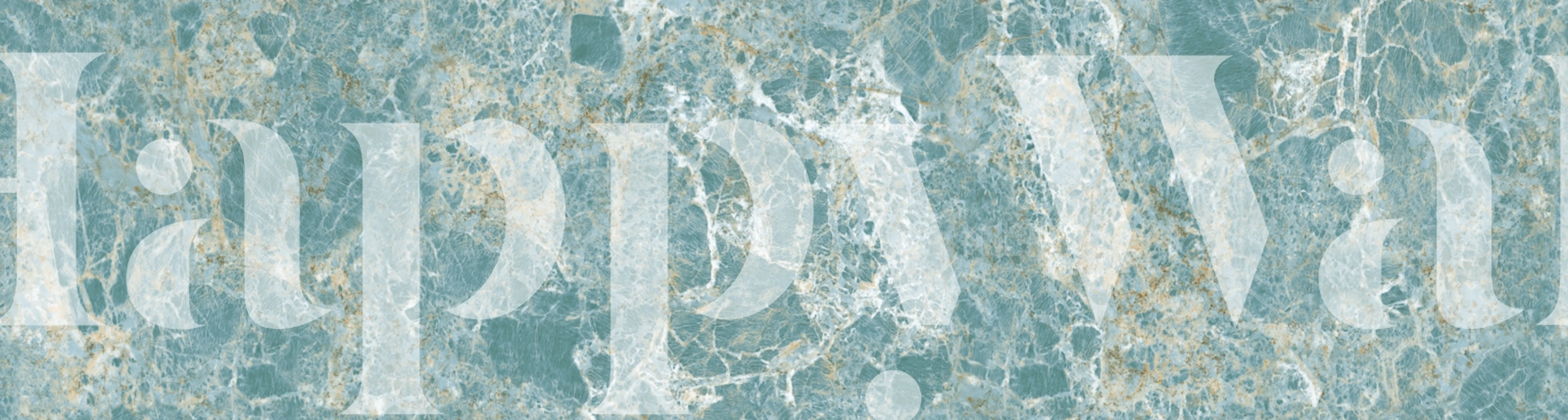 Amazonite stone texture wallpaper in a room