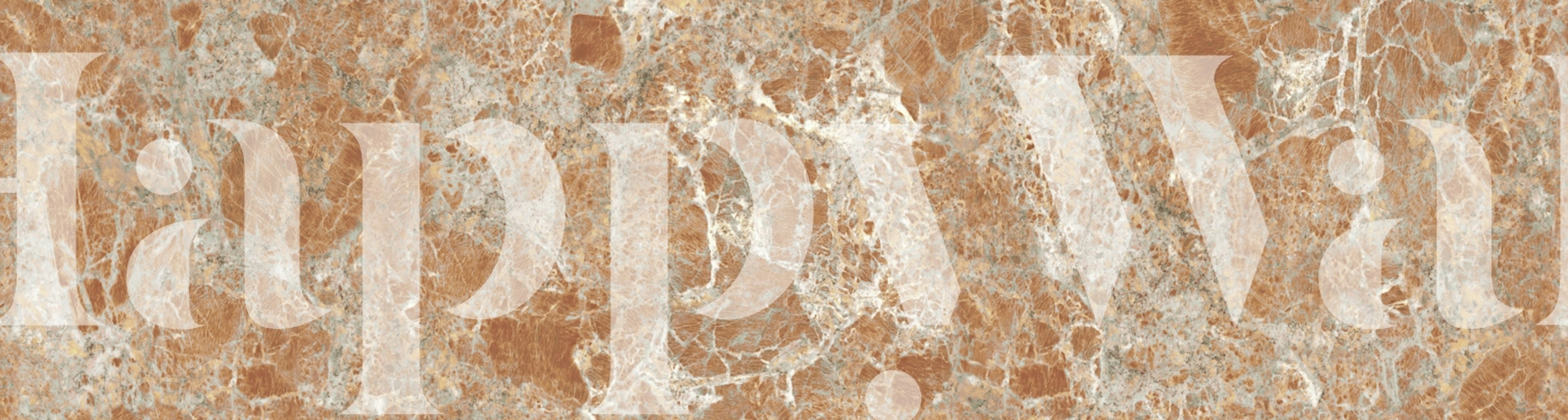 Natural Marbled Surface-väggtapet i ett rum