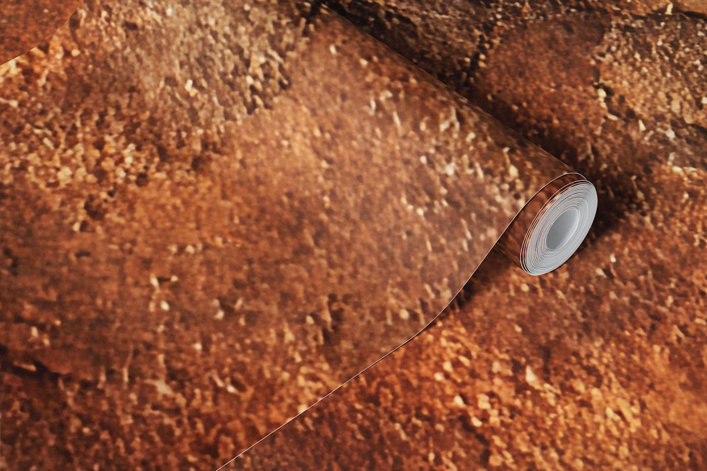 Modern Textured Bronze Industrial Wall wallpaper roll