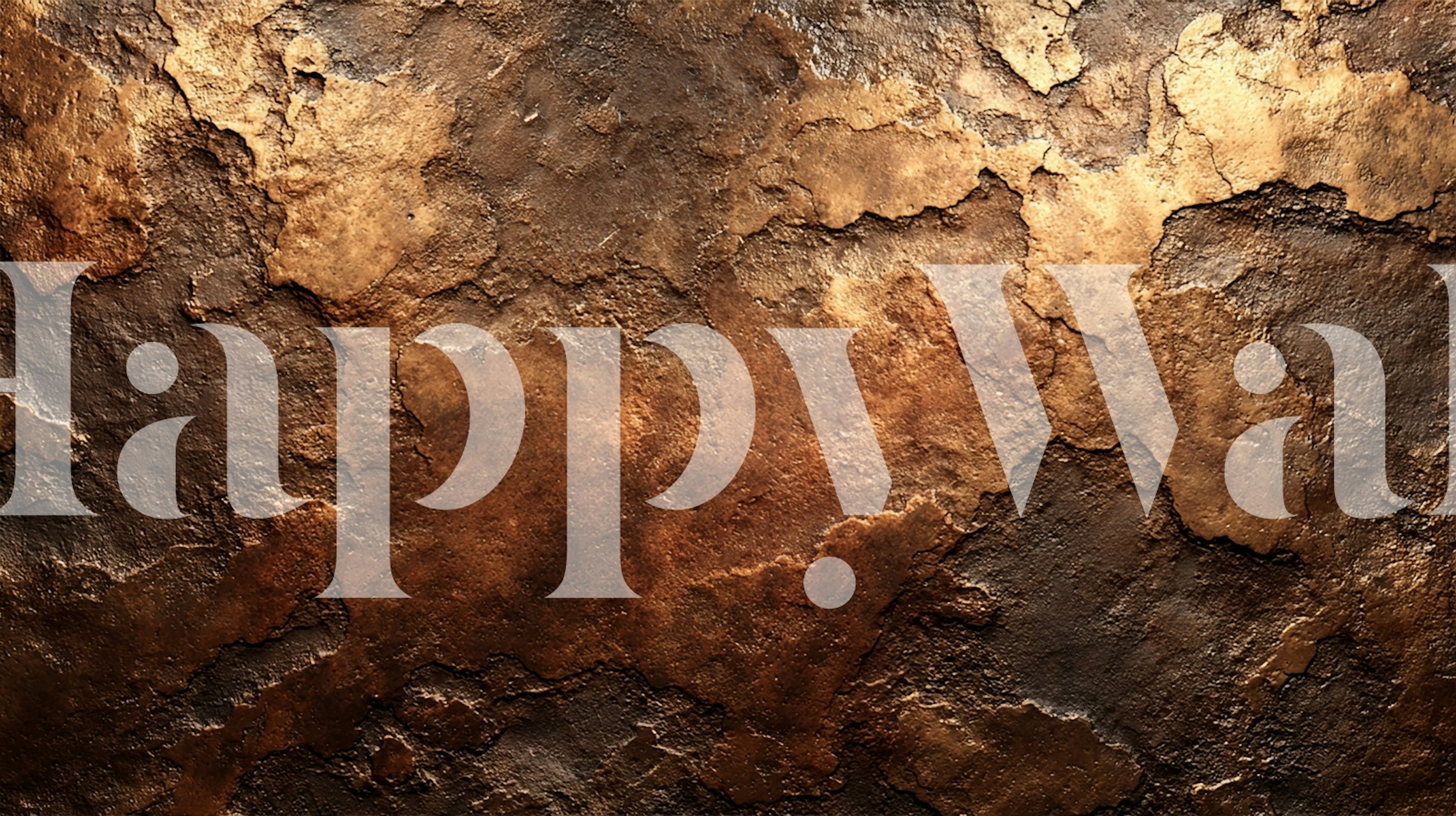 Modern textured bronze industrial wallpaper