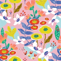 Sunny Blooms Paradise papiers peint