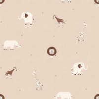Safari Adventure for Kids beige wallpaper