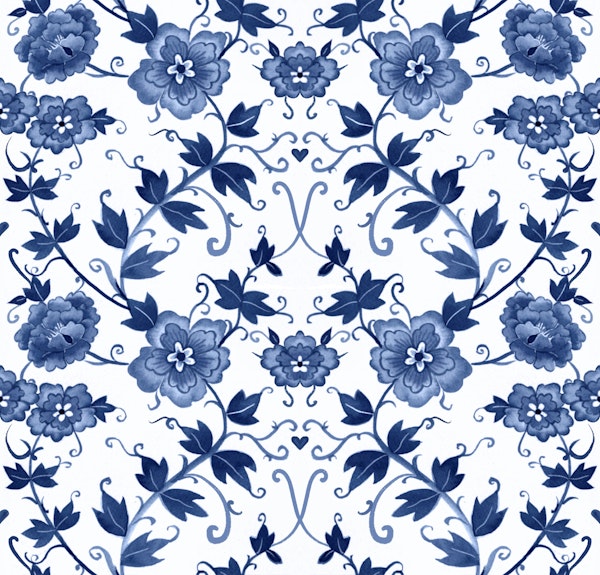 Indigo Chinoiserie Garden